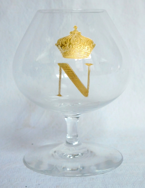 Détail — Verre à cognac en cristal de Baccarat, modèle Perfection Napoléon - signé