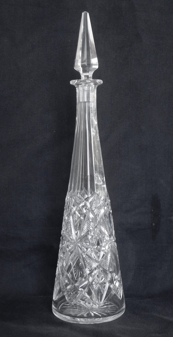 Détail — Carafe à liqueur en cristal de Baccarat, modèle Lagny