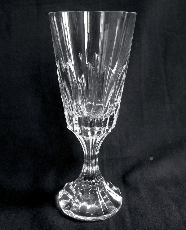 Detail — Baccarat crystal water glass, d'Assas pattern - 18cm - signed