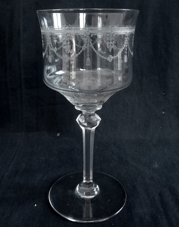 Détail — Verre à vin en cristal de St Louis, modèle Anvers - 14,7cm