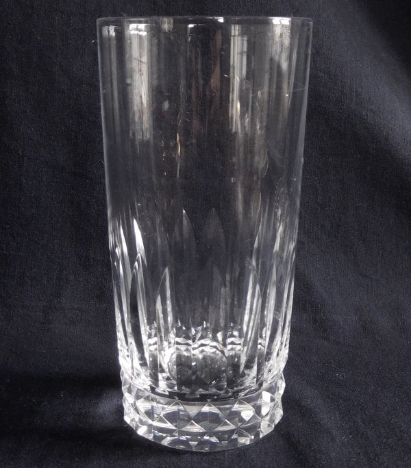 Détail — Verre à orangeade / verre à bière en cristal de Baccarat, modèle Piccadilly - signé