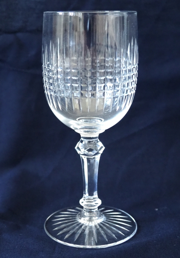 Detail — Baccarat crystal port glass / wine glass, Dombasle pattern - 11.8cm