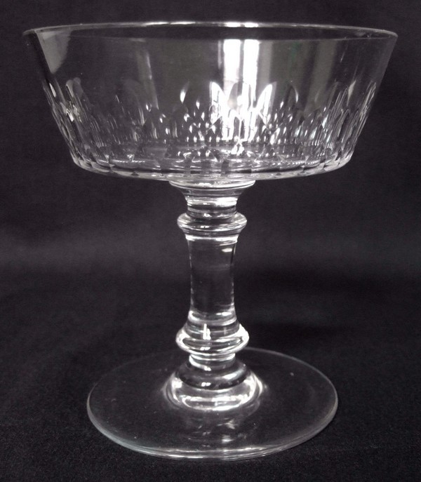 Detail — Baccarat crystal champagne glass / sherbet, Champigny / Richelieu pattern