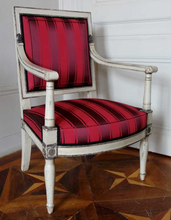 Détail — 2 fauteuils Empire impériaux pour les Tuileries et Fontainebleau, attribués à Jacob Desmalter