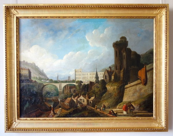 Detail — 19th century French school, large painting signed Joseph (Paul Martin) - 91cm x 124cm