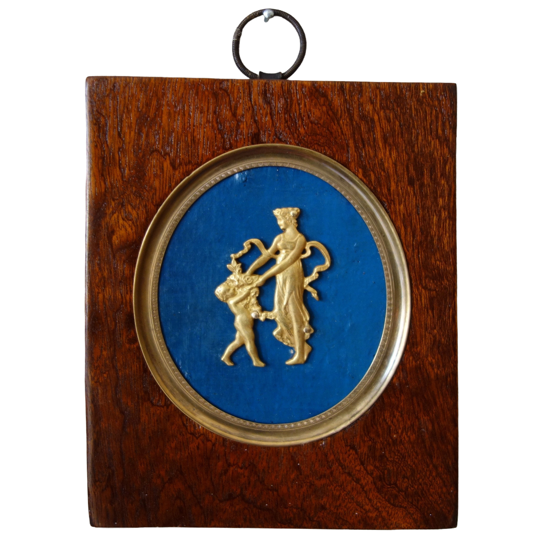 Miniature ormolu mythological scene - Venus and Cupid - 19th century